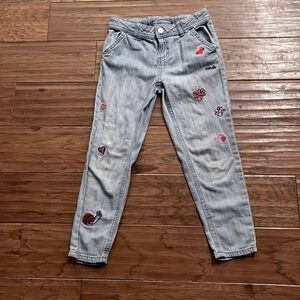 Gymboree Girl’s Embroidered Jeans Size 6